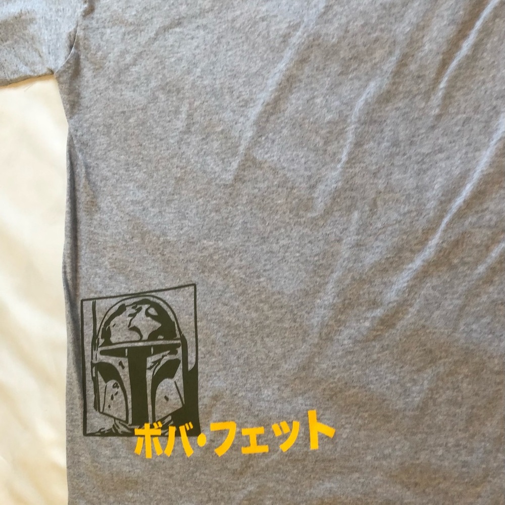 Star Wars Men’s Tee Medium Gray/Green/Yellow - Picture 3 of 10